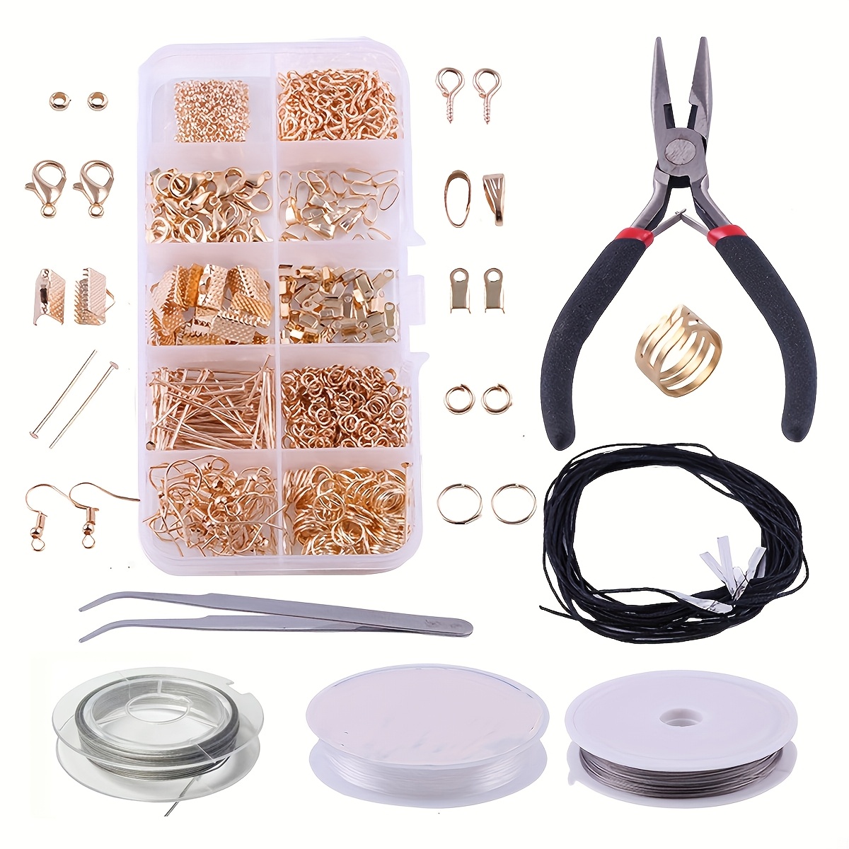 900pcs Jewellery Making Supplies Set, Beads and Tools